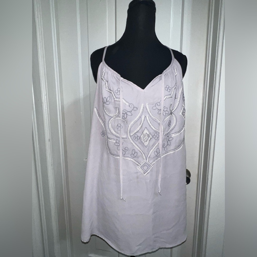 Womens plus size 2x Light Purple Sleeveless Top tank top shirt summer sun